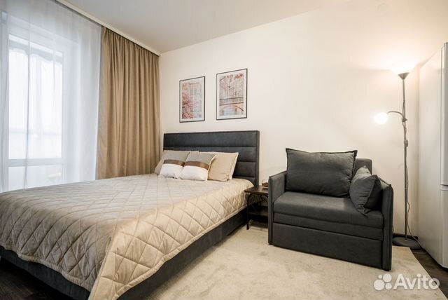 

Квартира-студия, 25 м², 3 кровати