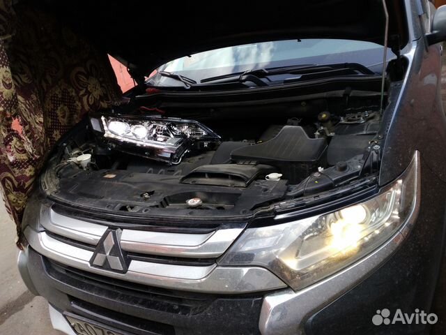Mitsubishi Outlander 3 2015 - 2018 LED фары Mitsubishi Outlander 3 2015 - 2018 LED фары