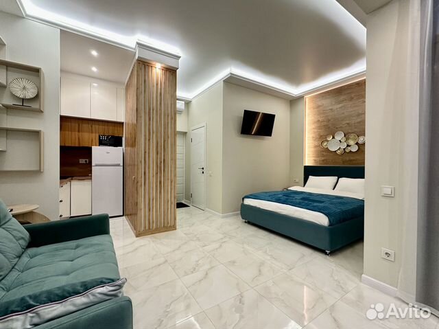 

Квартира-студия, 32 м², 2 кровати