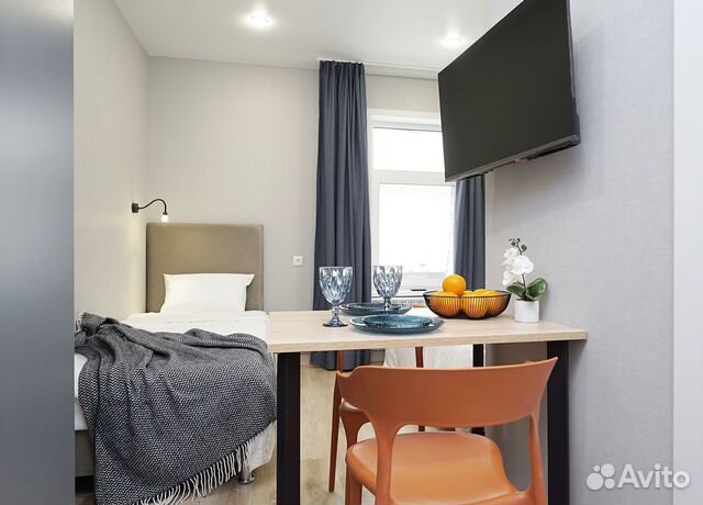 

Квартира-студия, 13 м², 2 кровати