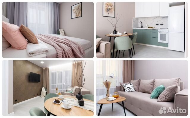 

1-к. квартира, 42 м², 3 кровати
