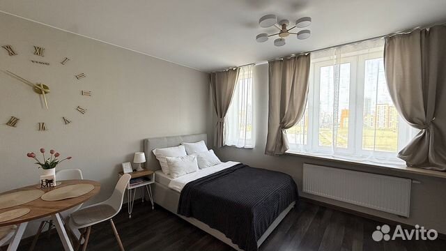 

Квартира-студия, 25 м², 1 кровать