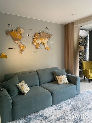 

1-к. квартира, 48 м², 3 кровати