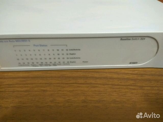 Неуправляемый коммутатор 3Com Baseline Switch 2024 Неуправляемый коммутатор 3Com Baseline Switch 2024