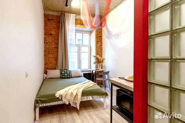 

Квартира-студия, 16 м², 1 кровать