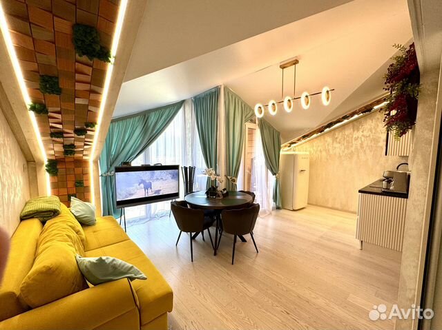 

Квартира-студия, 44 м², 3 кровати