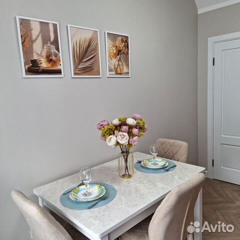 

2-к. квартира, 61 м², 2 кровати