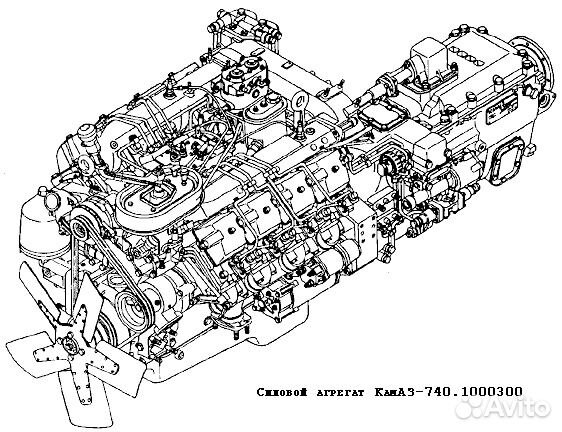 Двигатель камаз 740