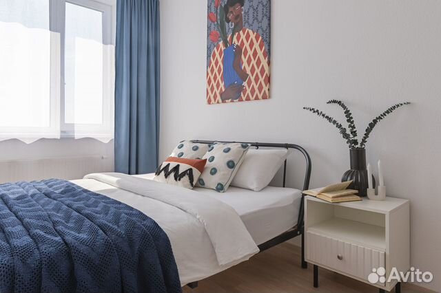 

1-к. квартира, 50 м², 2 кровати