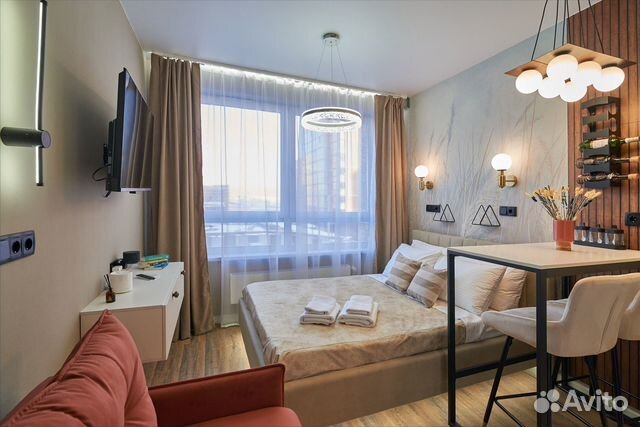 

Квартира-студия, 21 м², 2 кровати
