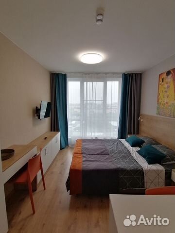 

Квартира-студия, 25 м², 2 кровати