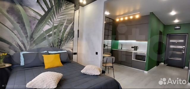 

Квартира-студия, 30 м², 2 кровати