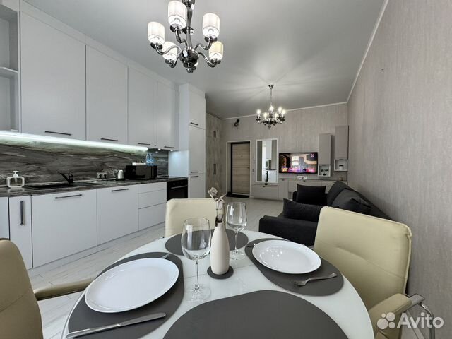 

1-к. квартира, 40 м², 2 кровати
