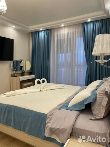 

1-к. квартира, 59,5 м², 2 кровати