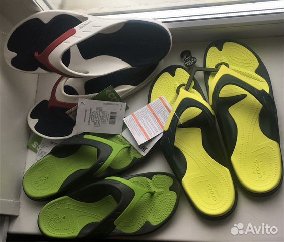 Сланцы вьетнамки Crocs modi Sport Flip разный цвет