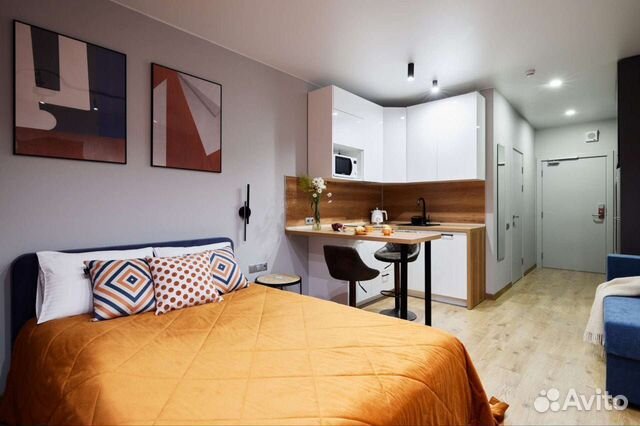 

Квартира-студия, 24,9 м², 2 кровати