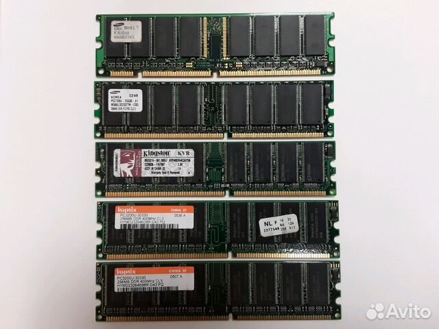 Память DDR1 256/512/1GB