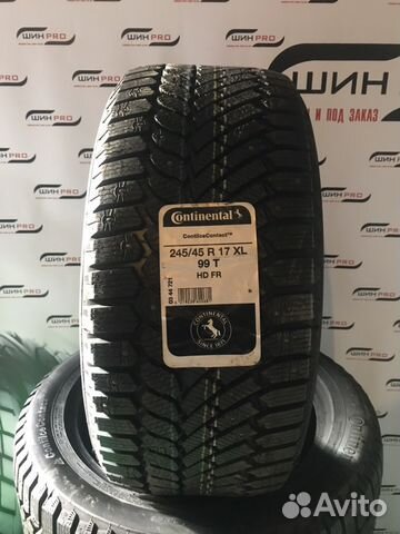 Зимние шины R17 245 45 Continental IceContact XL