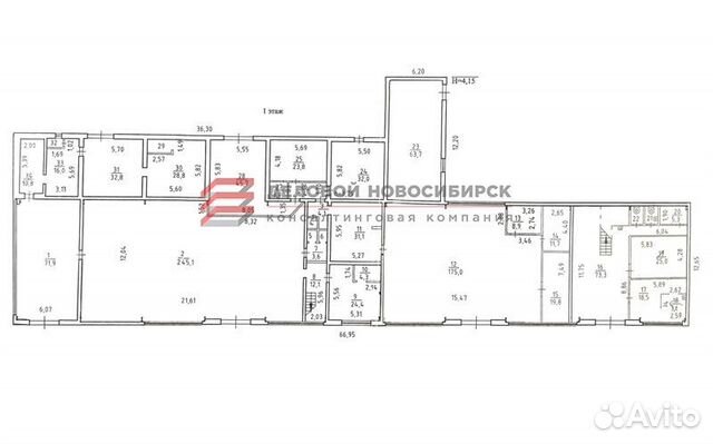 Производственное помещение, 1181.9 м²