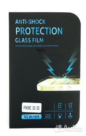 Защитное стекло iPhone 5 / 5S / 5C (вместо пленки)