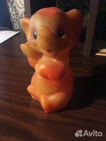 Игрушка резиновый слон, СССР, 80-е