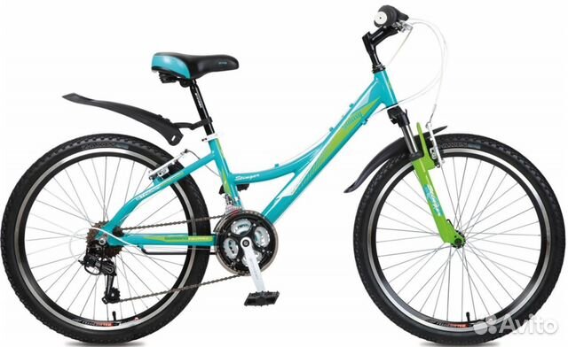 Подростковый велосипед Stinger Galaxy 24 Зеленый