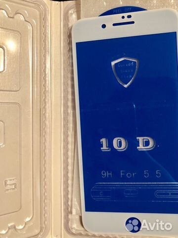 Стекло для iPhone 8 Plus white Стекло для iPhone 8 Plus white