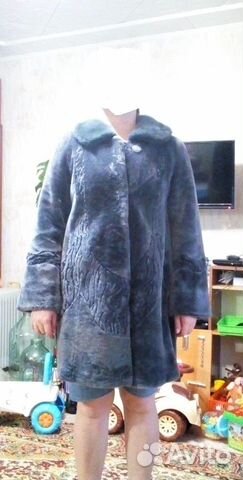 Продам шубу мутон, воротник норка