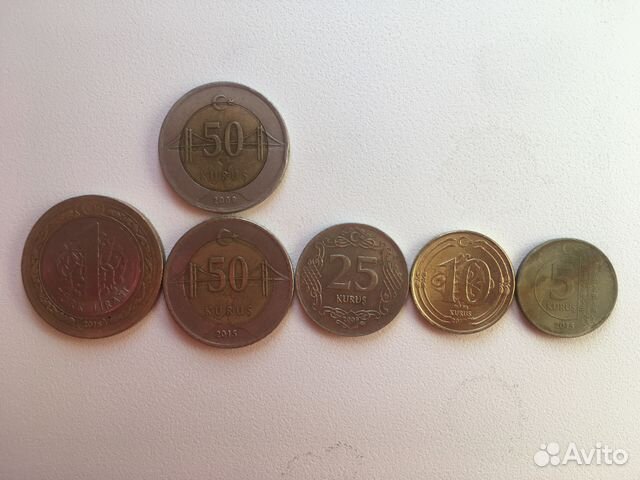 Монеты набор Турции