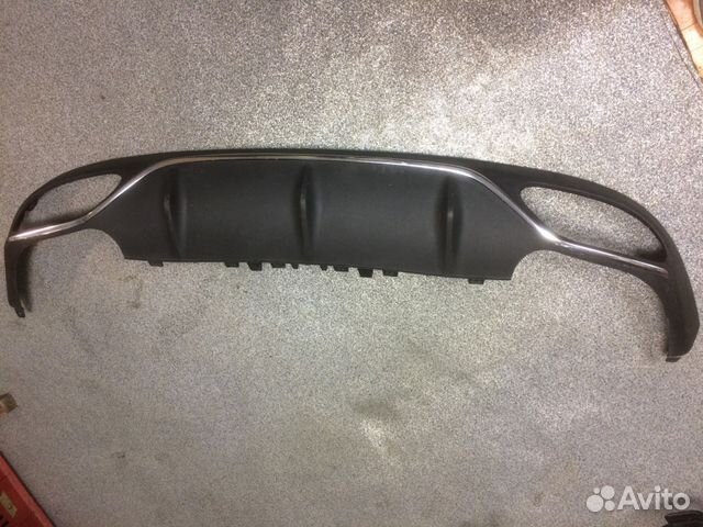 Юбка накладка заднего бампера Мерседес гле 166 Юбка накладка заднего бампера Мерседес гле 166