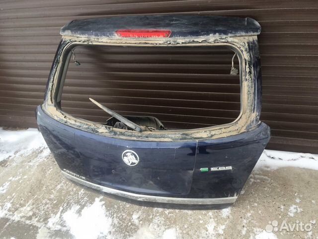 Крышка багажника Опель Антара синяя Крышка багажника Опель Антара синяя