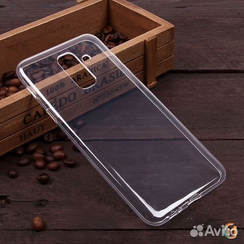 Клип-кейс SAMSUNG A6 Plus 2018 A605 прозрачный