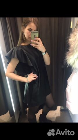 Платье кожаное Zara