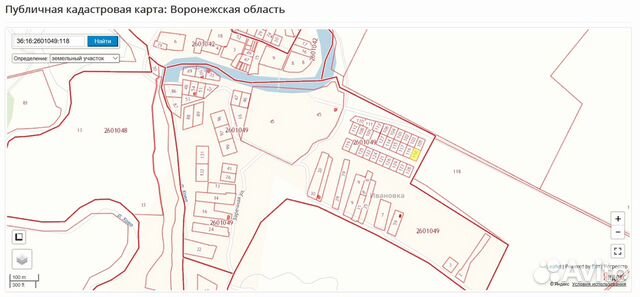 Кадастровая карта воронежской области новоусманского района воронежской области