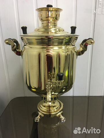 Самовар угольный на дровах 8 л г. Тула