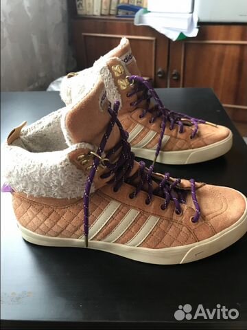 Кроссовки adidas neo б/у высокие утепленные 37р Кроссовки adidas neo б/у высокие утепленные 37р