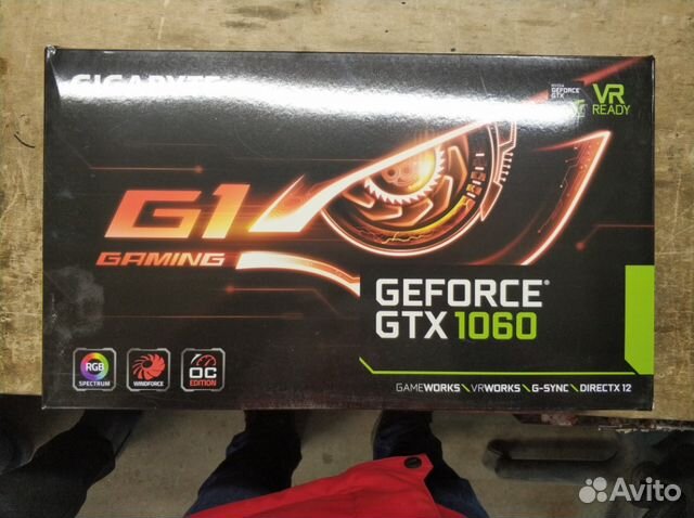 GeForce GTX 1060 6Gb Gigabyte Gaming