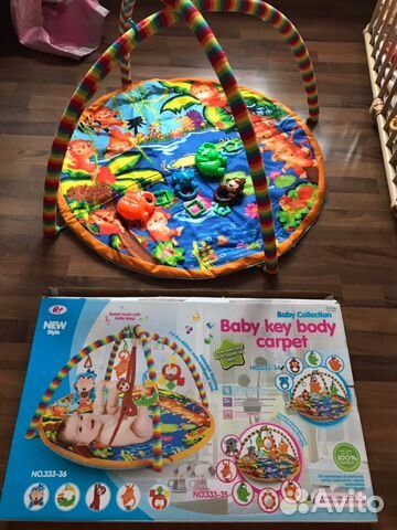 Развивающий коврик baby key body carpet