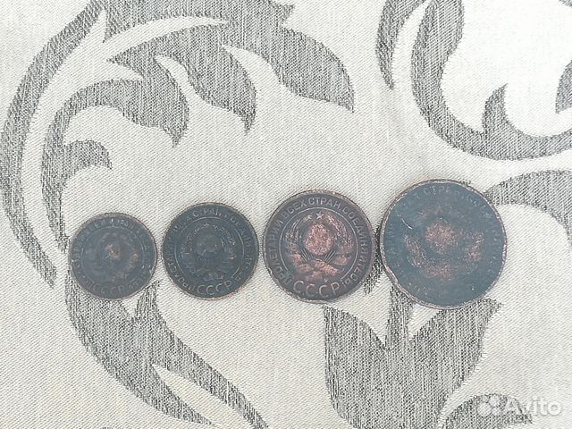 Набор советских монет 1924г Медь