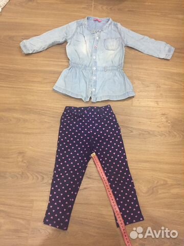 Пакет одежды на девочку, на 1-2 года, 92 см