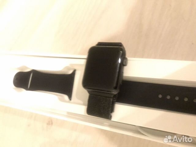 Apple Watch series 3 42mm с миланским ремешком