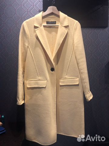 Жёлтое пальто Zara Жёлтое пальто Zara