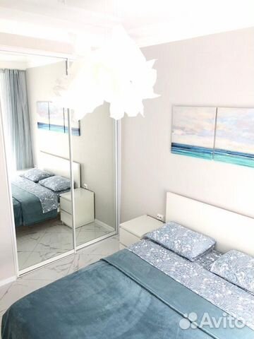 

1-к. квартира, 46 м², 2 кровати