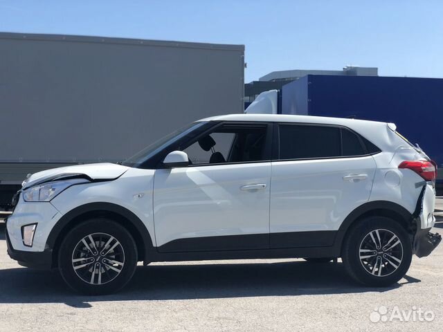 Hyundai Creta 1.6 AT, 2019, битый, 5 900 км