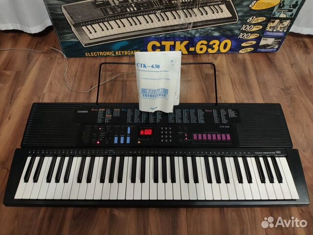 Музыкальный синтезатор casio CTK-630 (стк-630) купить в Москве | Хобби и  отдых | Авито