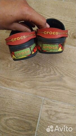 Сабо Crocs размер 27-28 (с10) с подсветкой глаза д Сабо Crocs размер 27-28 (с10) с подсветкой глаза д