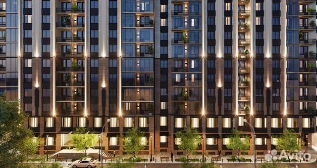 2-к квартира, 56.8 м², 13/16 эт.
