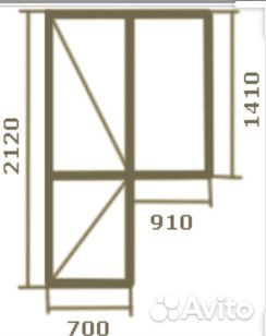 Пластиковый балконный выход