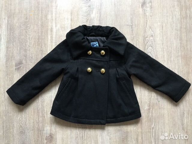 Пальто на девочку 2 лет чёрное old navy новое Пальто на девочку 2 лет чёрное old navy новое