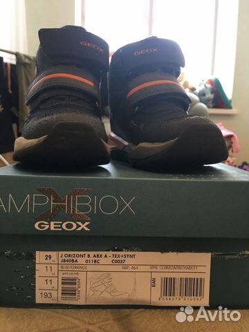 Ботинки для мальчика Geox amphibiox 29 р-р 19.3 см Ботинки для мальчика Geox amphibiox 29 р-р 19.3 см